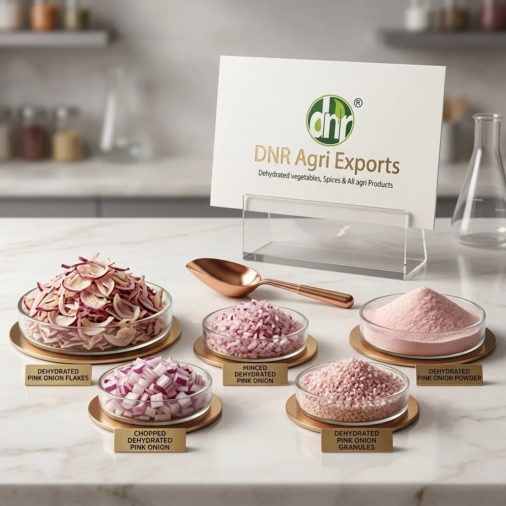 Dehydrated Pink Onions